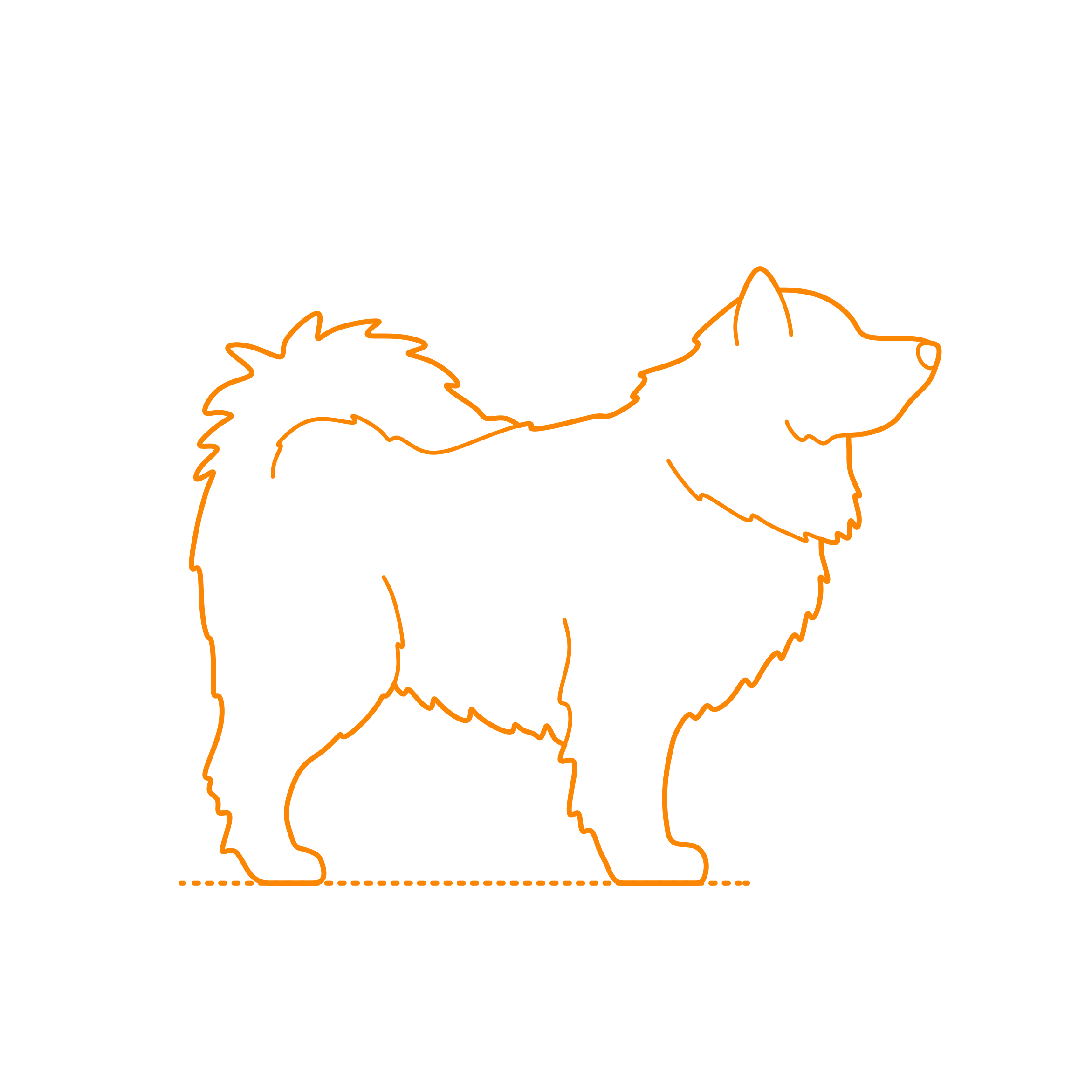 Animals Dogs Swedish Lapphund Stencil Svg Design File Free Vectors